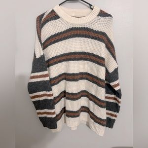 American Eagle Oversized Striped Sweater